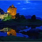 Eilean Donan Castle at night