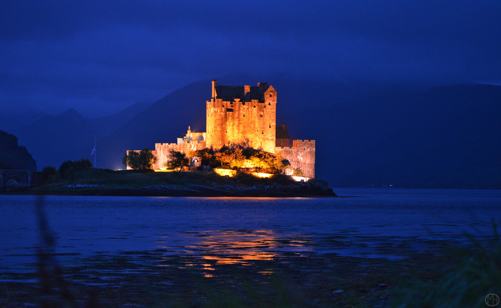 Eilean Donan Castle by Night