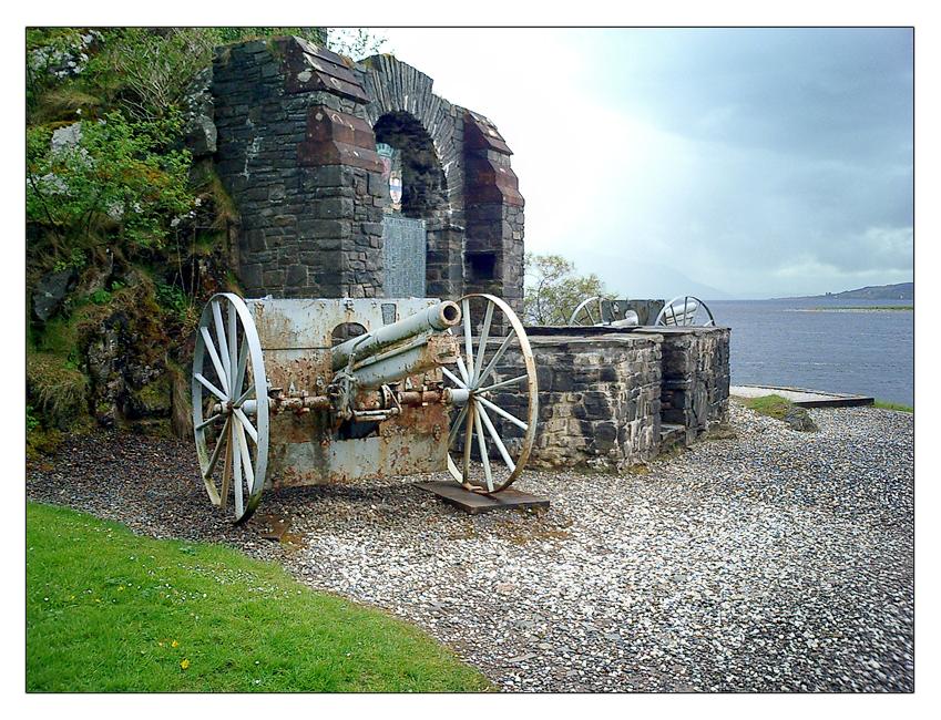 Eilean Donan Castle - Kanonen