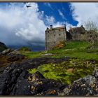 Eilean Donan Castle (Mai 2015) mit Eurofighter Typhoon