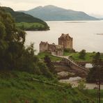 Eilean Donan Castle von Berg aus gesehen