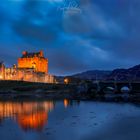 Eilean Donan Castle zur blauen Stunde - Panorama - Isle of Skye, Schottland