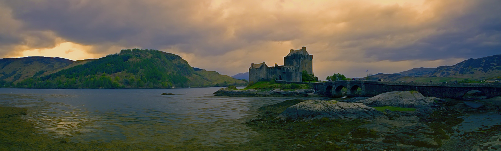 Eilean Donan Schloss . Scotland.