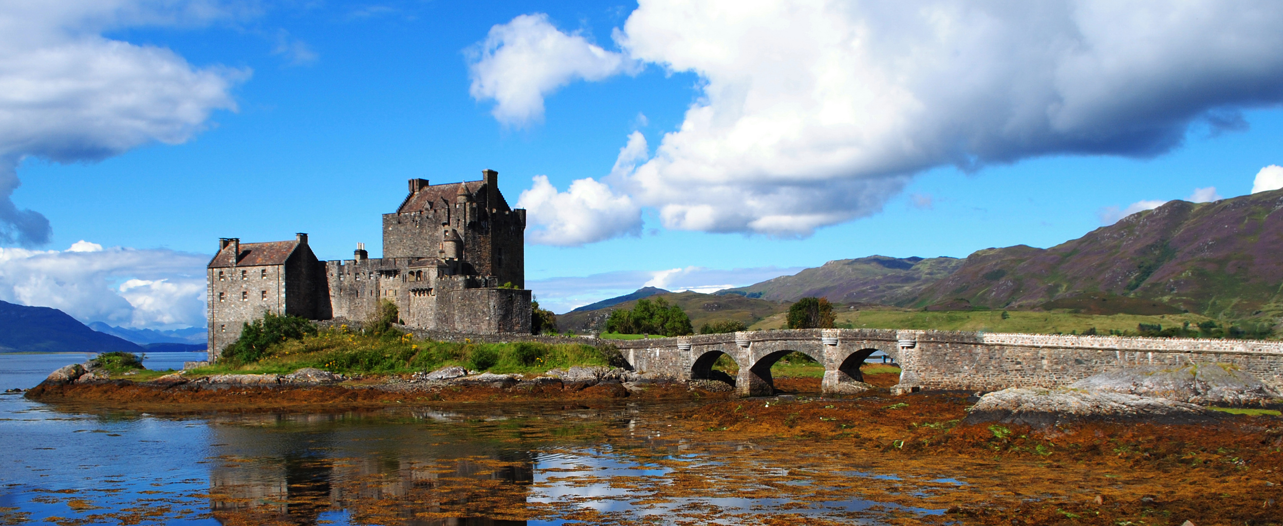 Eilean Donnan Castle mit Sky im Hintergrund