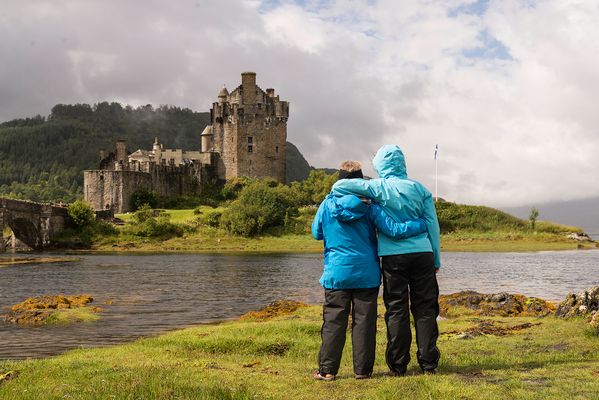 Eilean Dunan Castle - Meine Familie (oder ein Teil davon)