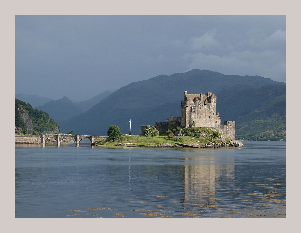 Eileen Donan Castle im Abendlicht