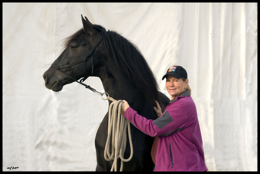 Eileen with Zafiro