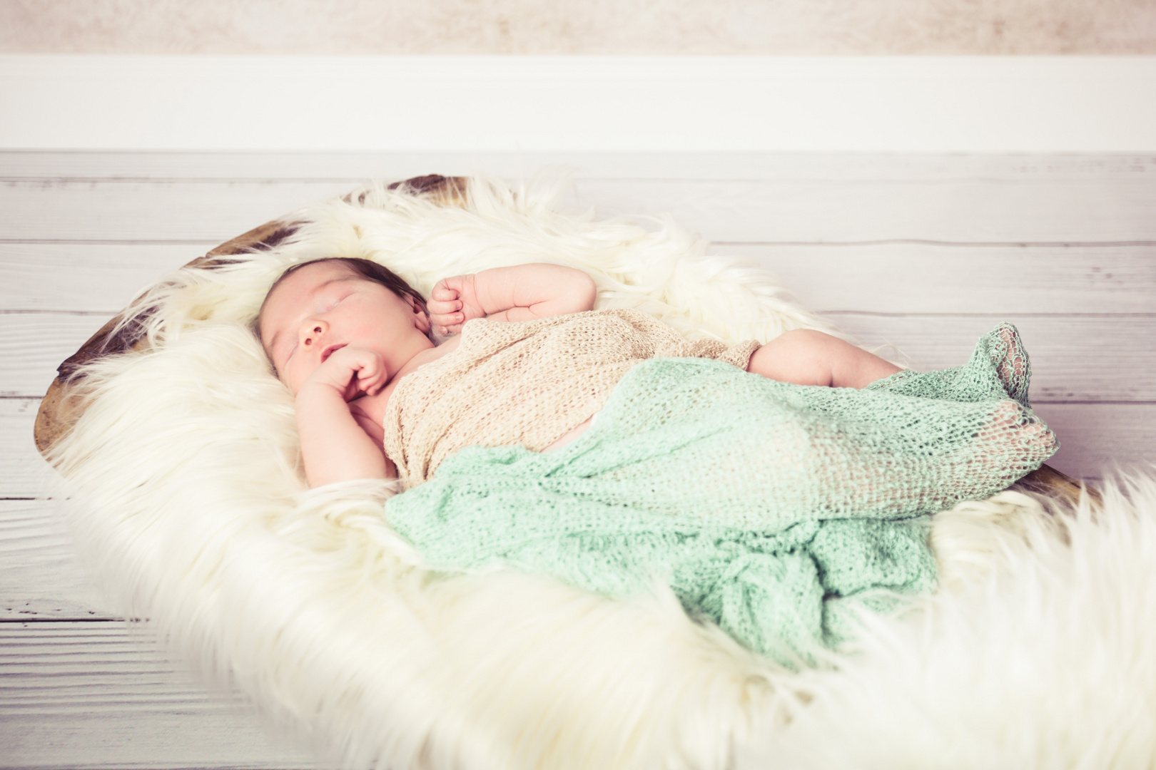 Ein 14 Tage altes Nordlicht - Newborn Fotografie