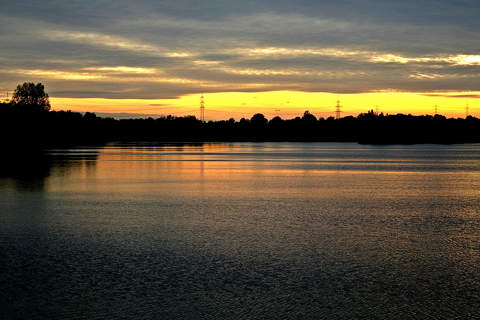 Ein Abend am Baggersee