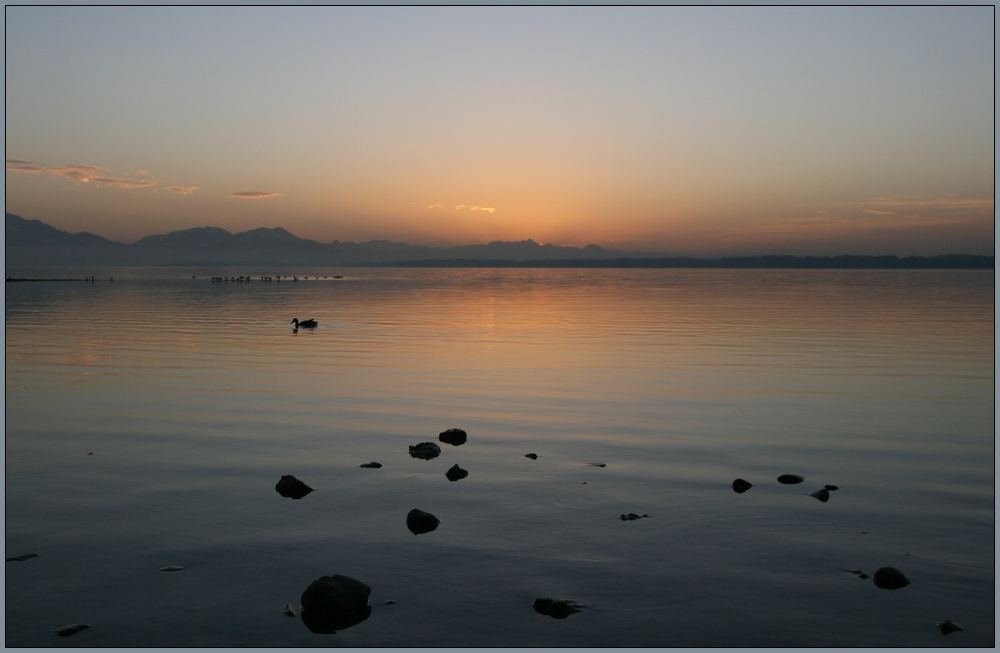 Ein Abend am Chiemsee