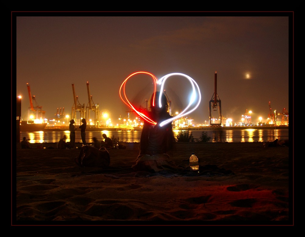 ...ein Abend am Elbstrand...