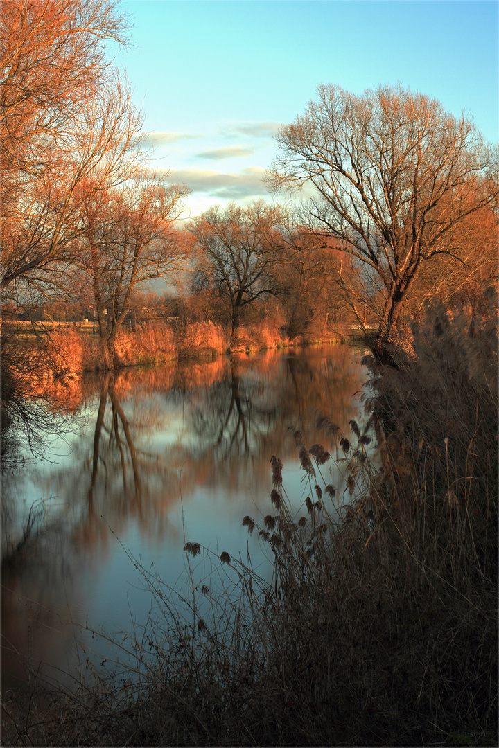 Ein Abend am Fluss...