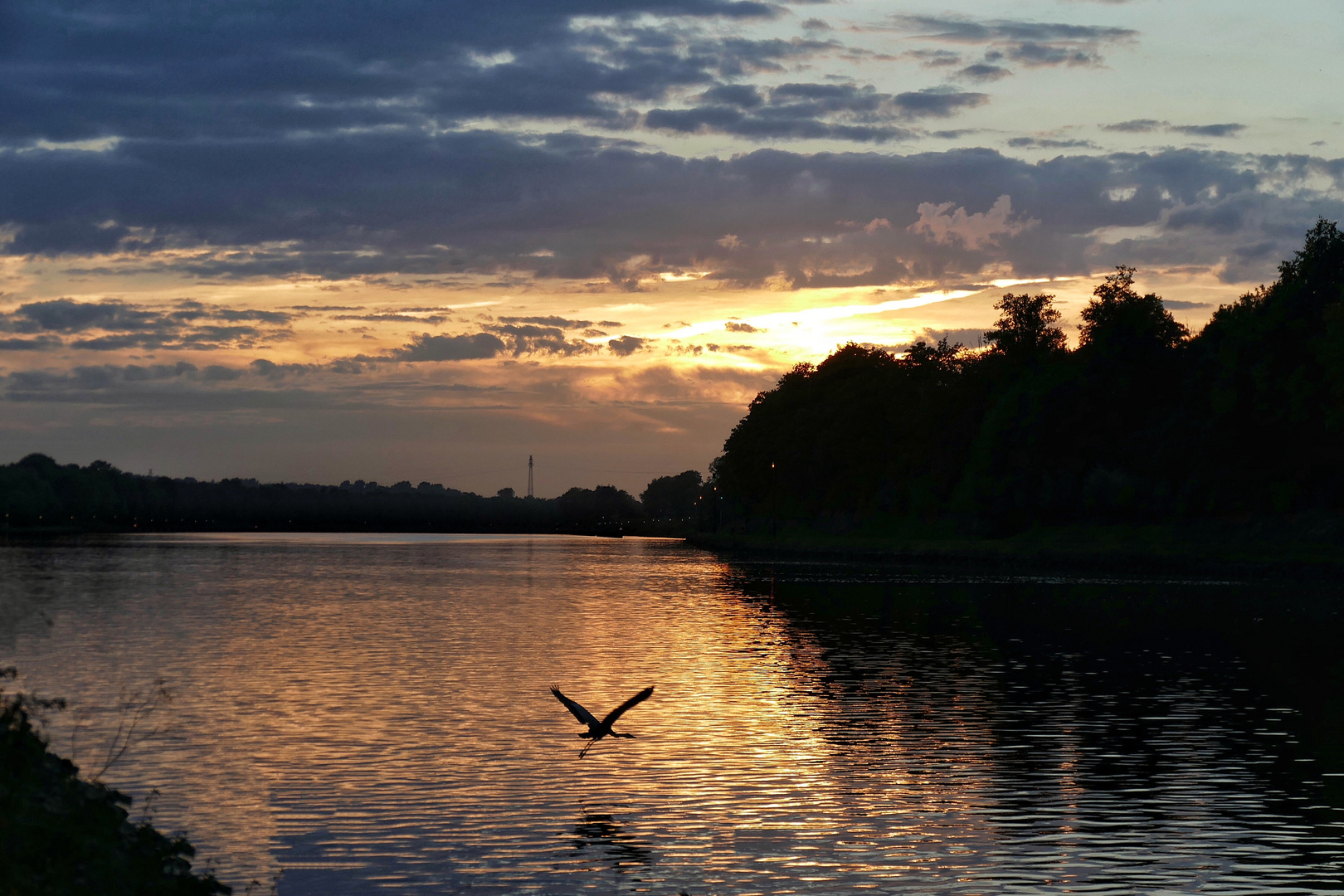 ...ein Abend am Kiel-Canal....