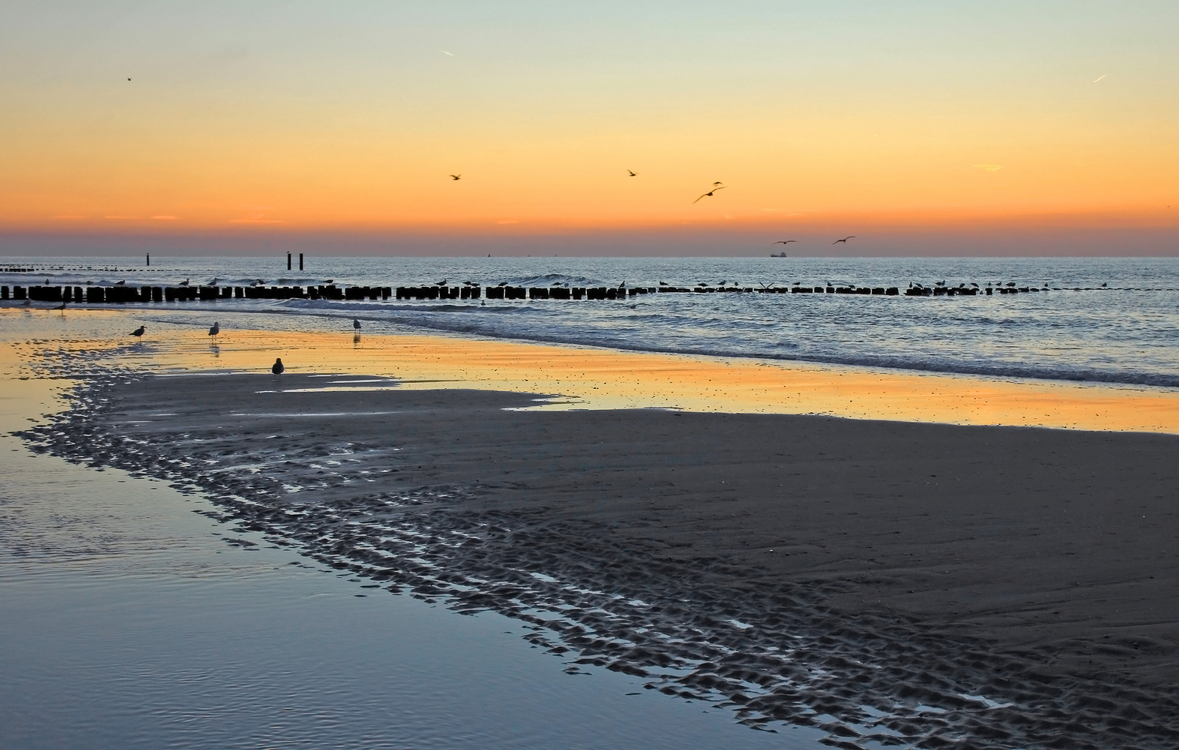 Ein Abend am Meer