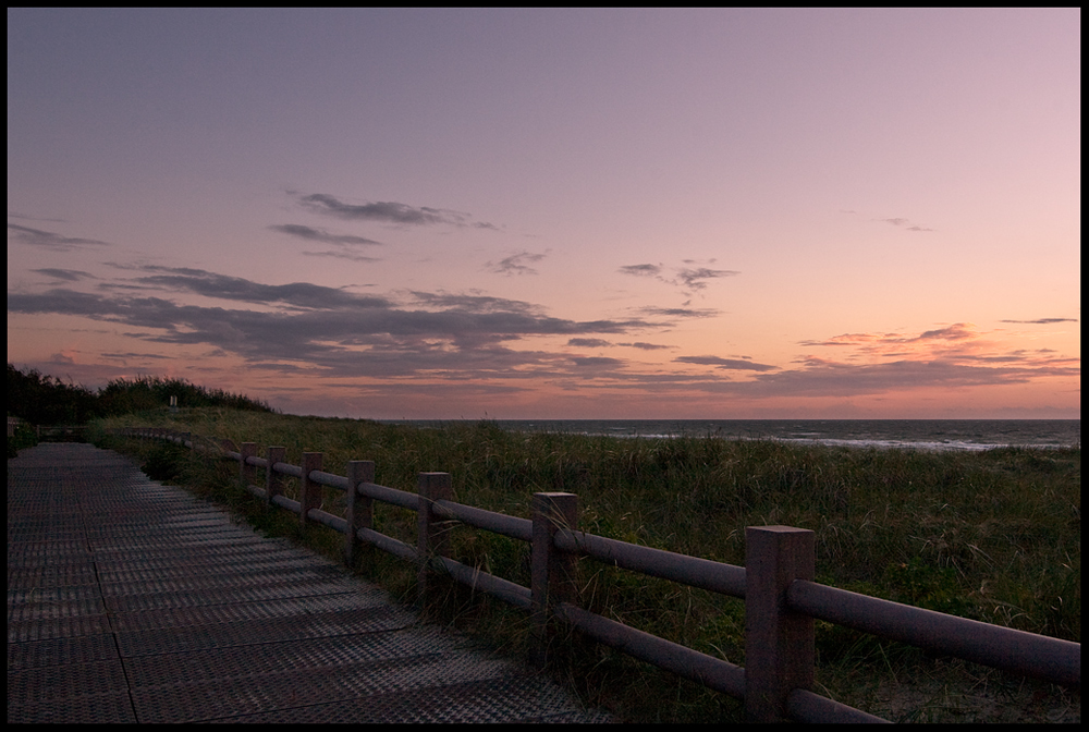 Ein Abend am Meer