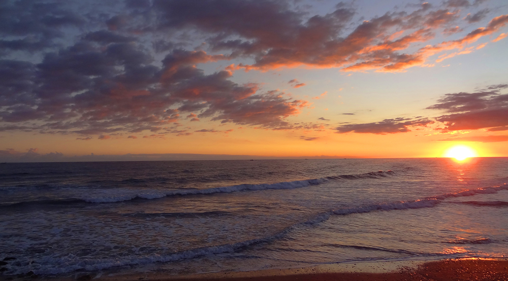 Ein Abend am Meer