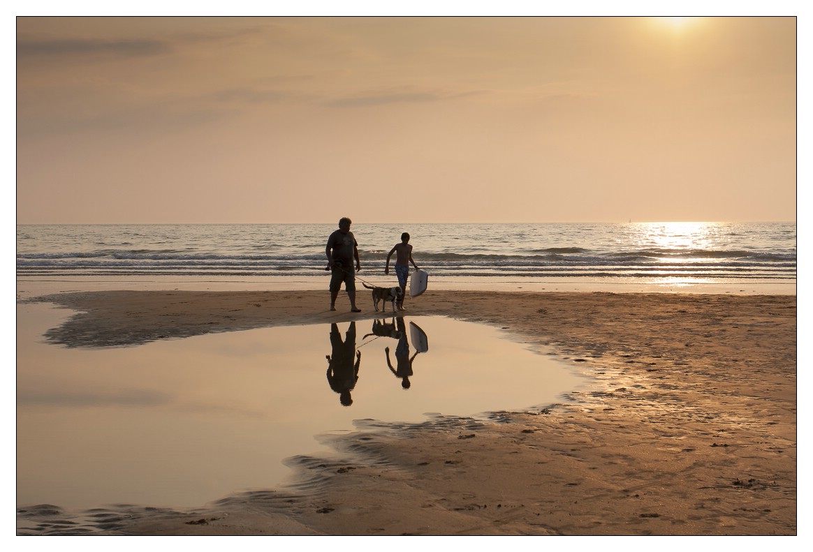 ein Abend am Meer