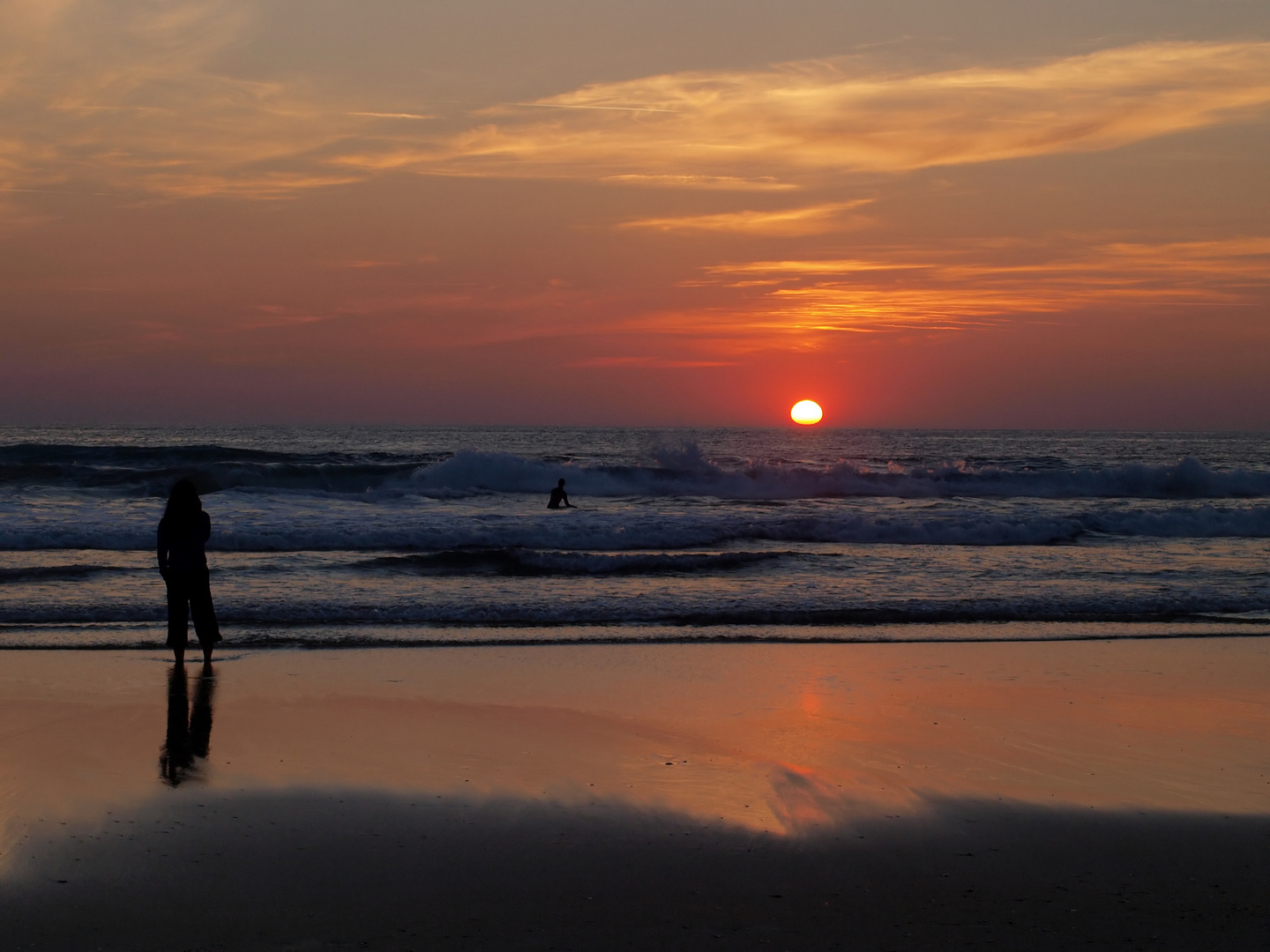 Ein Abend am Meer