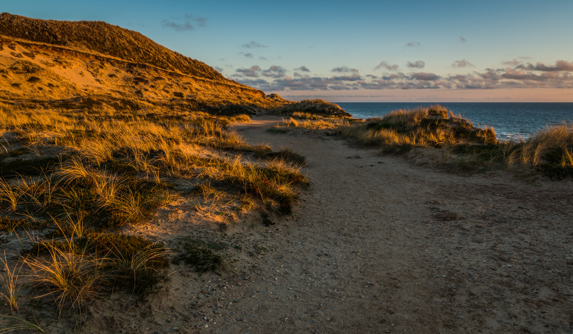 Ein Abend am Meer