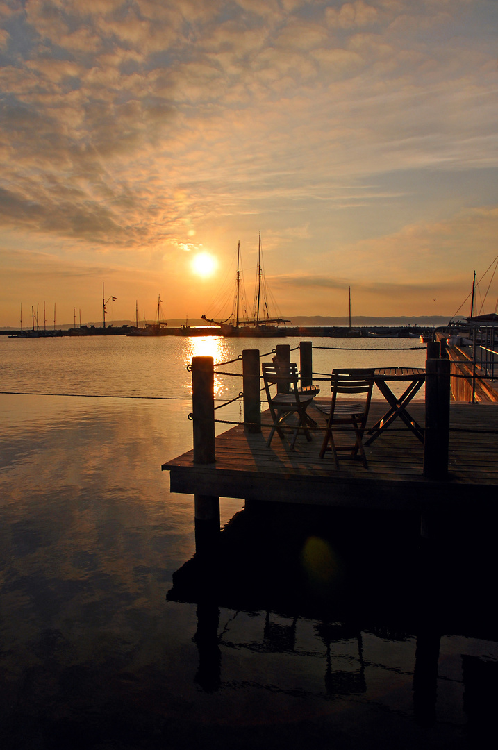 Ein Abend am Meer