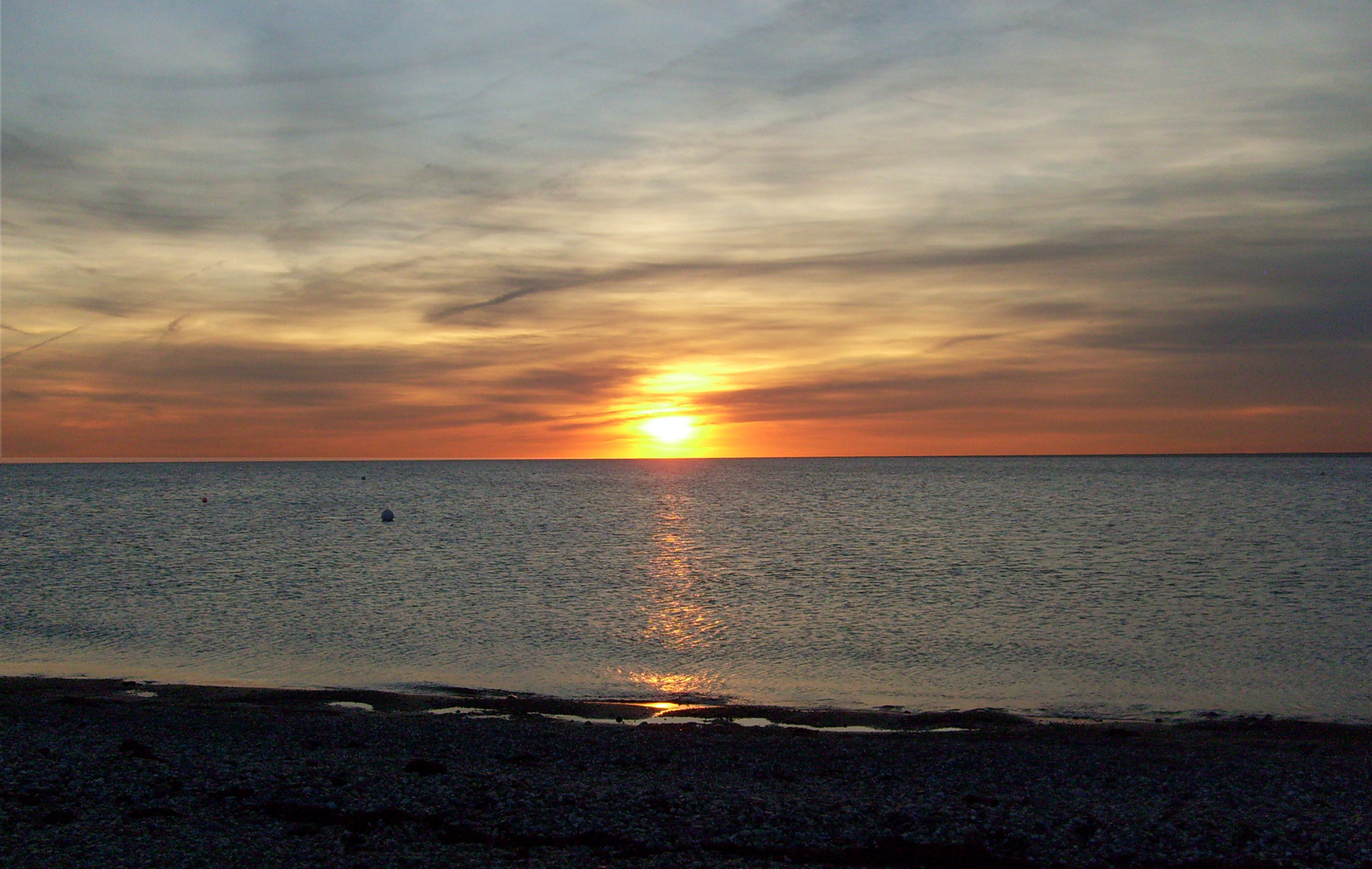 Ein Abend am Meer