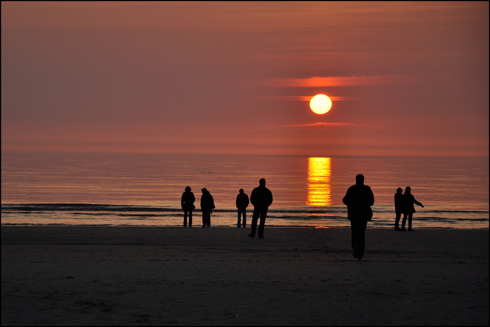 ein Abend am Meer