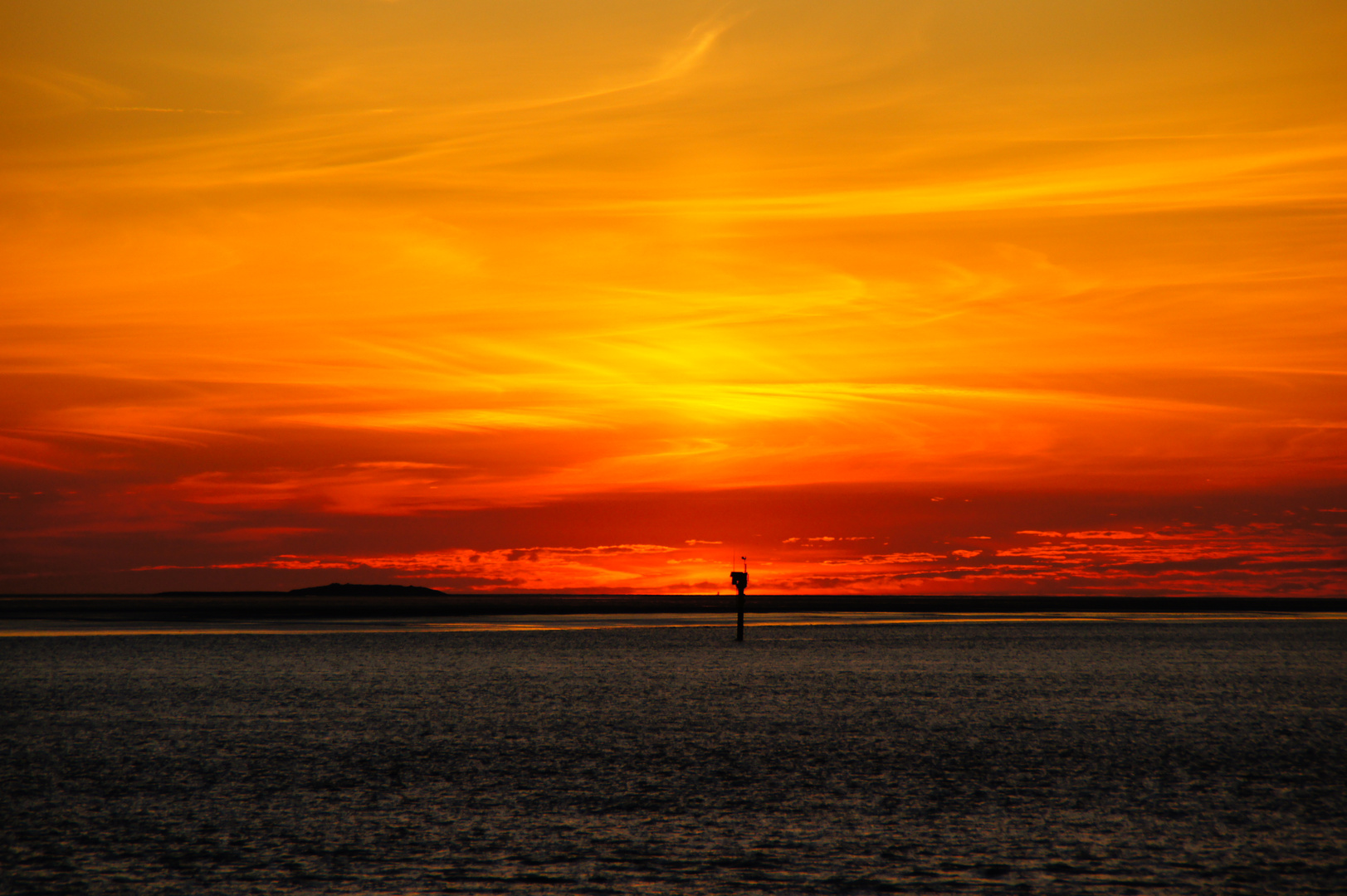 Ein Abend am Meer