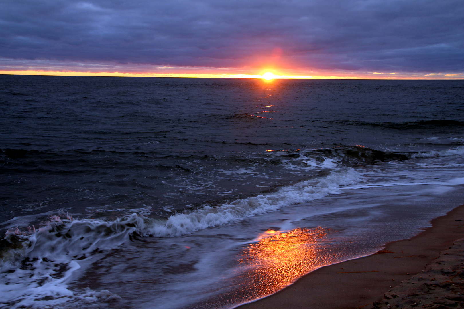 Ein Abend am Meer