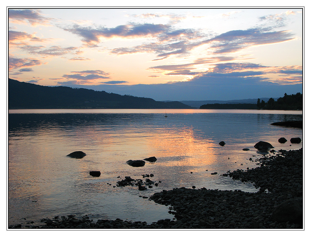 Ein Abend am Mjøsa