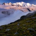 Ein Abend am Mont Blanc