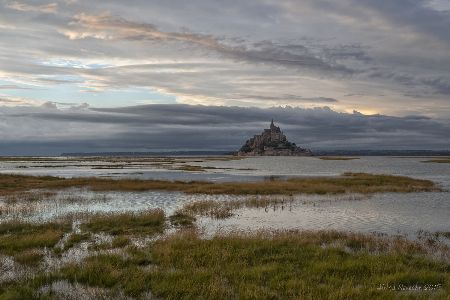 Ein Abend am Mont Saint Michel