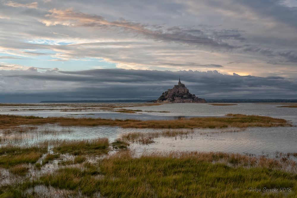 Ein Abend am Mont Saint Michel