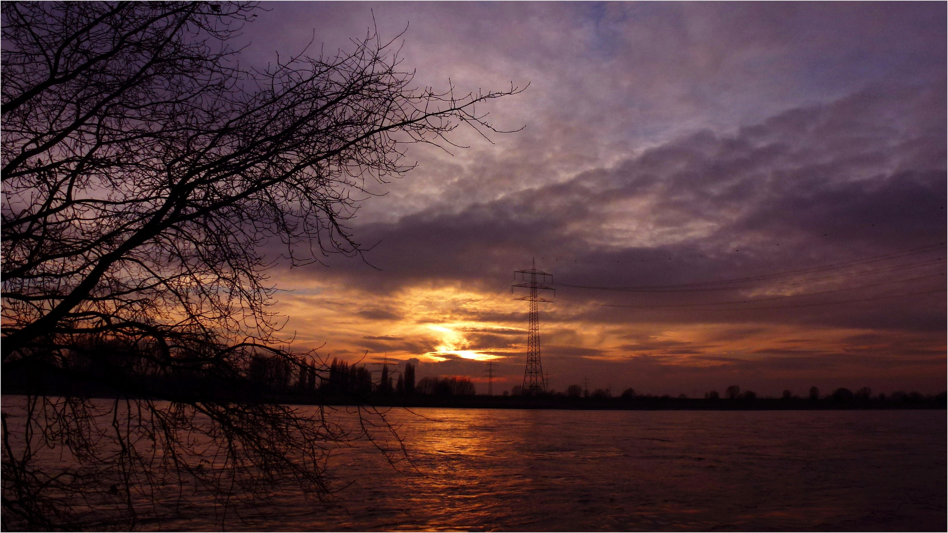 Ein Abend am Rhein ...