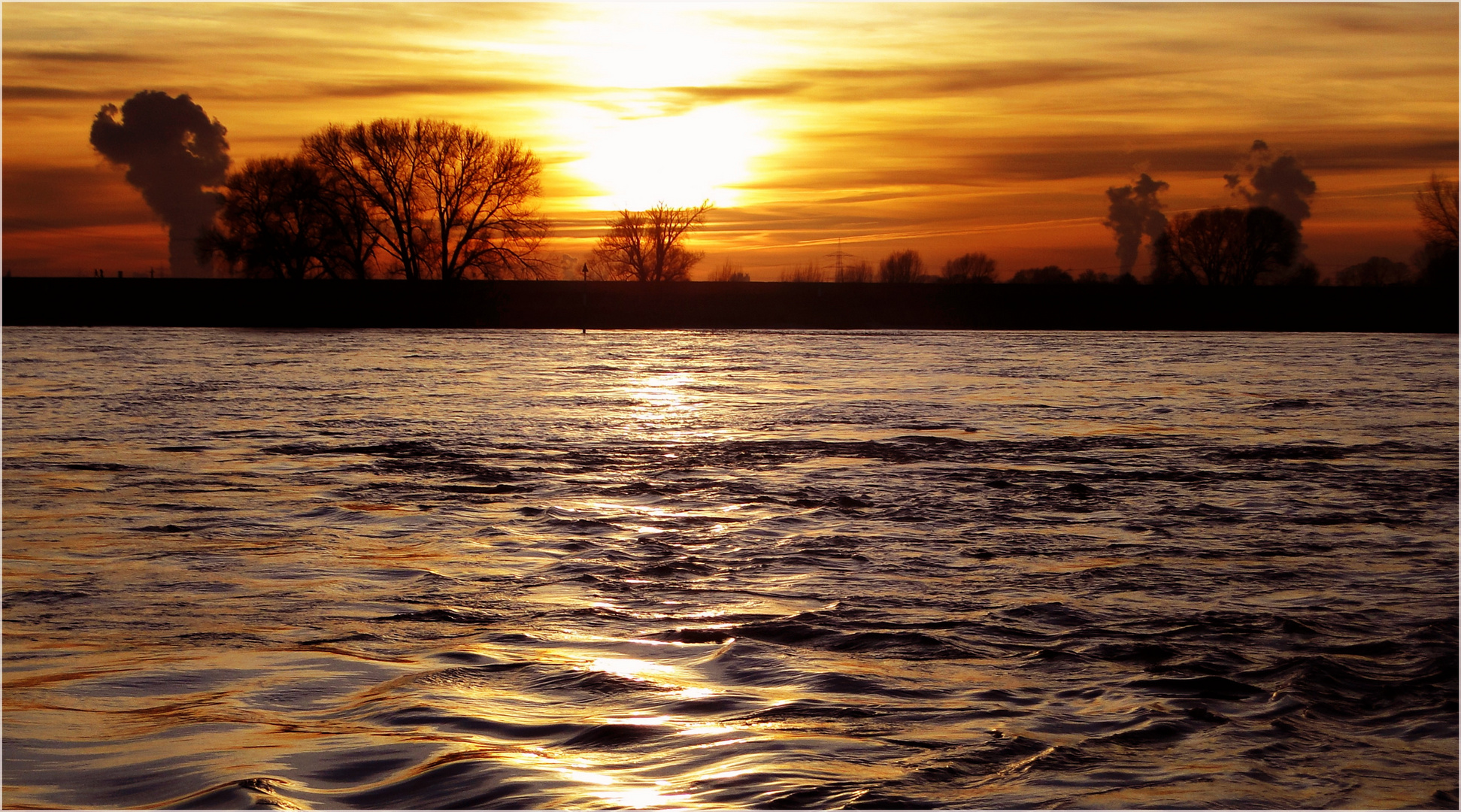 Ein Abend am Rhein ...