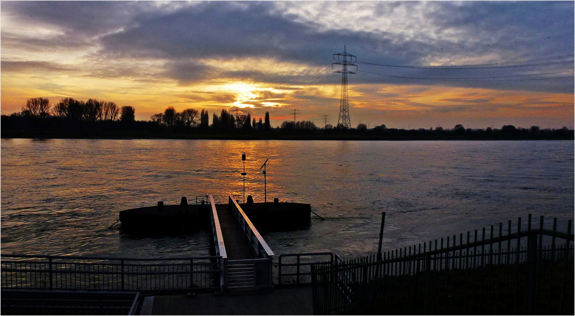 Ein Abend am Rhein ...