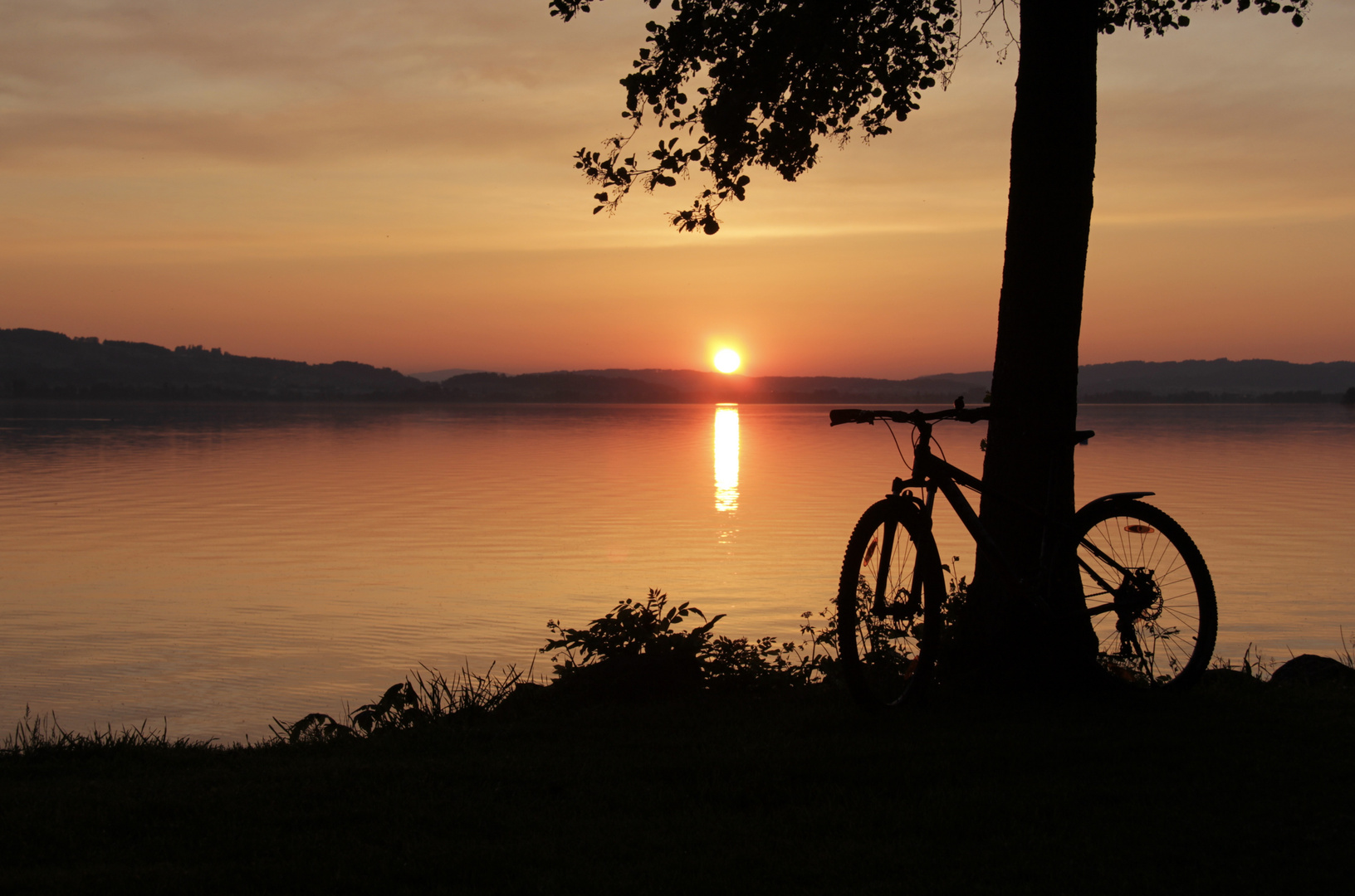 Ein Abend am See