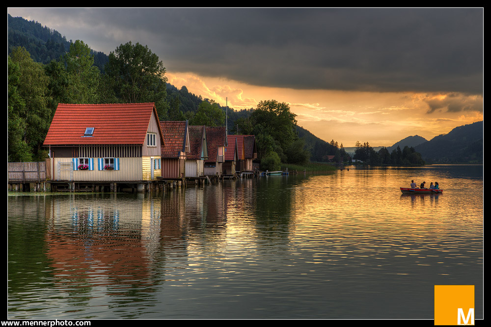 Ein Abend am See