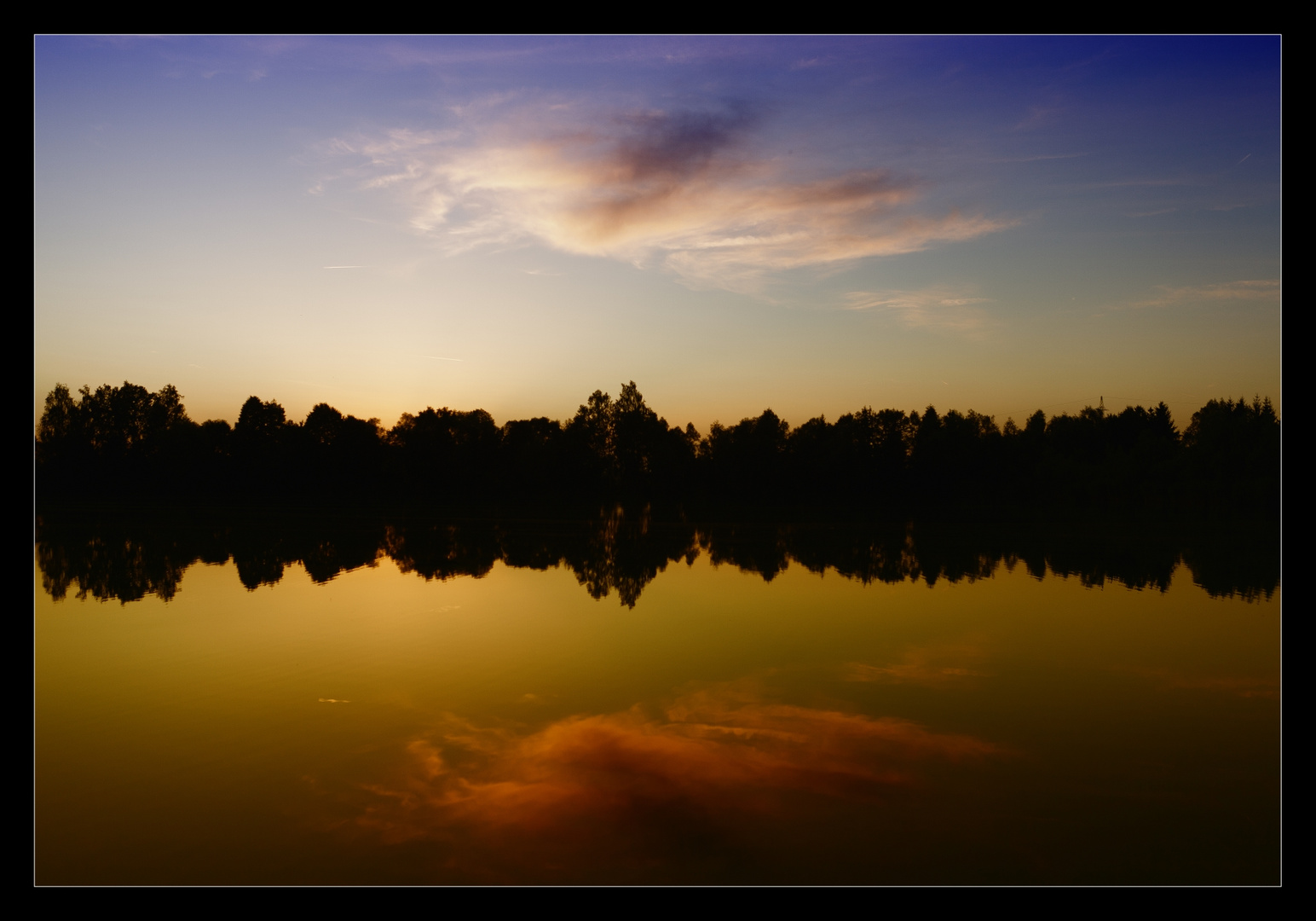 Ein Abend am See