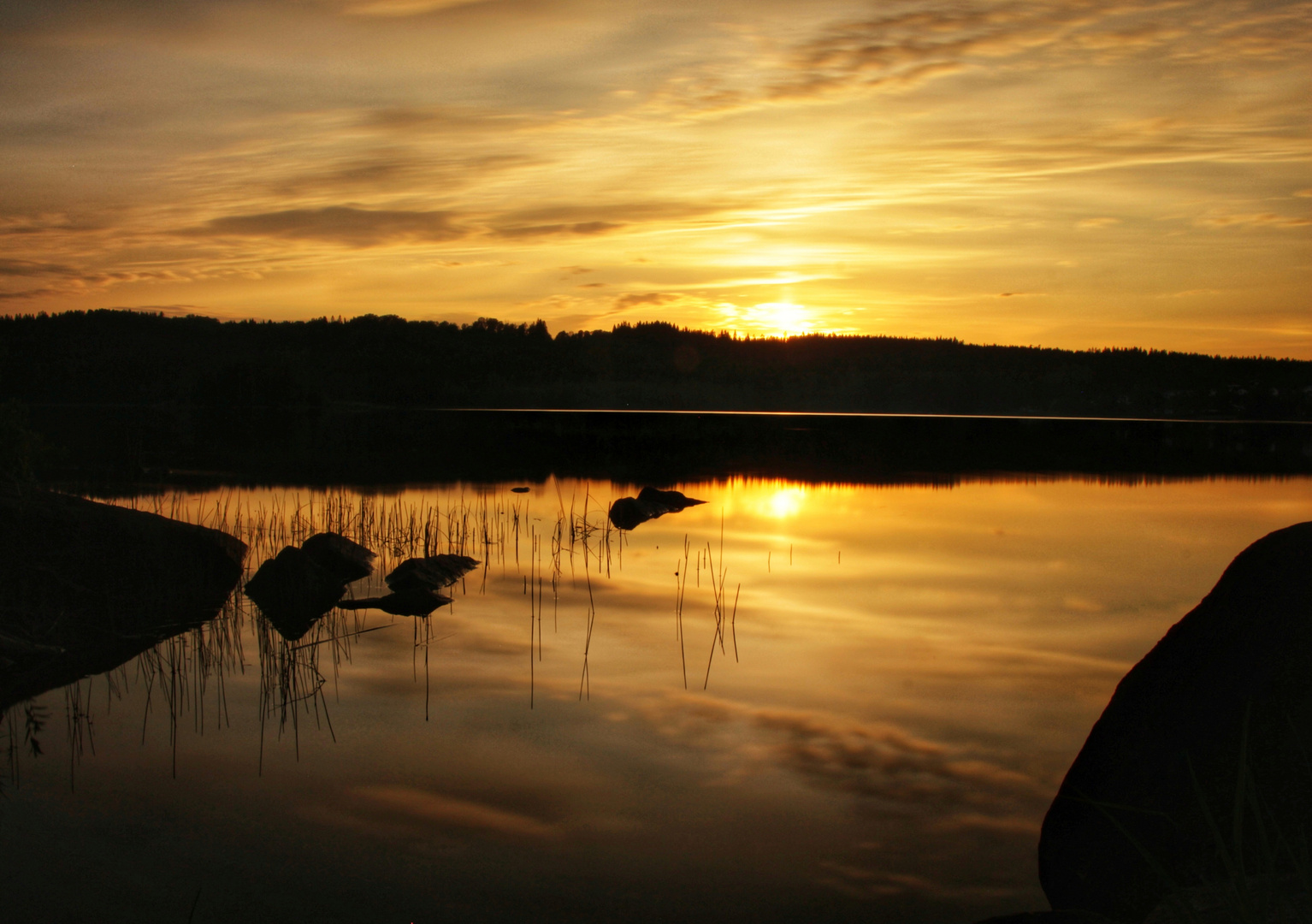 Ein Abend am See 