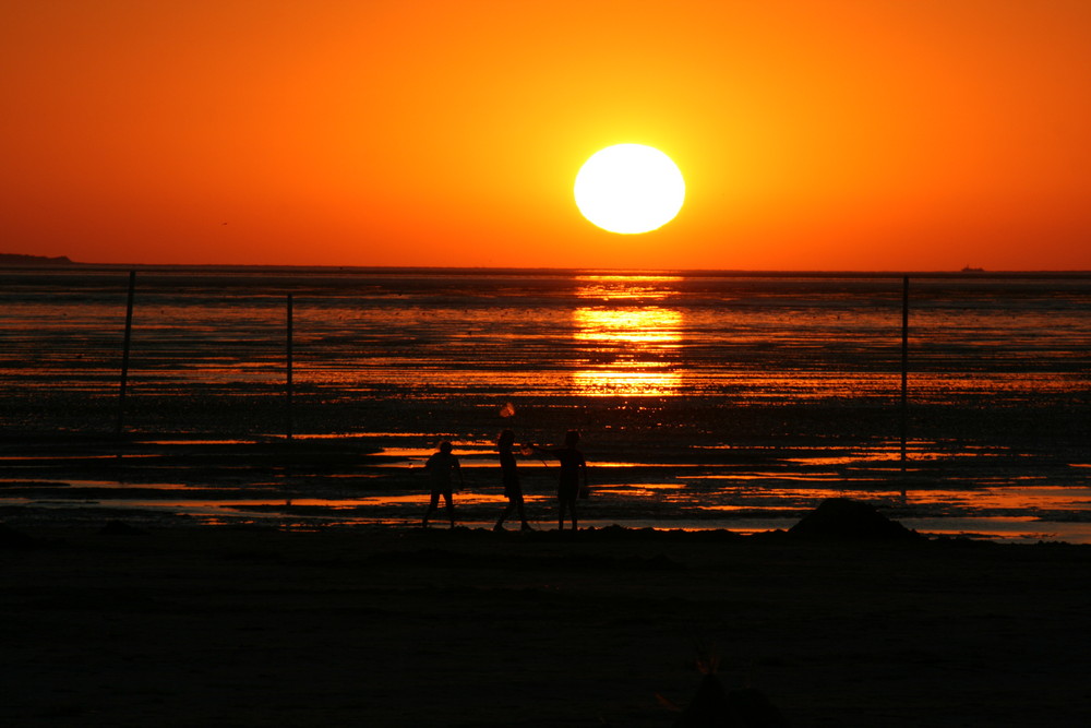 Ein Abend am Strand