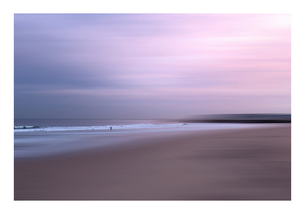 ein abend am strand