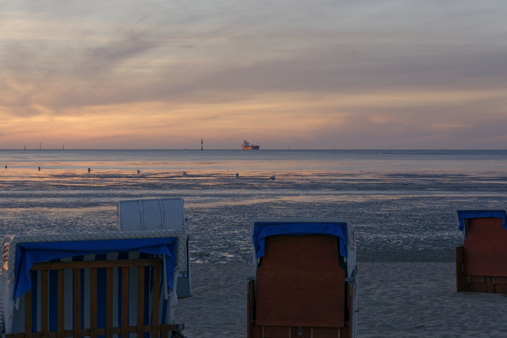 Ein Abend am Strand