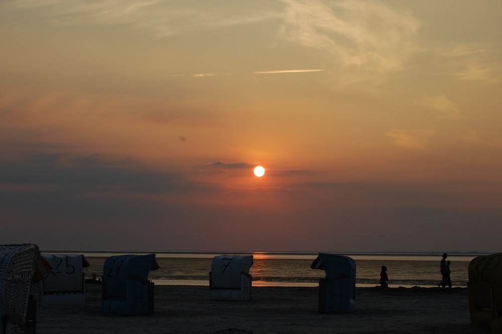 ein Abend am Strand