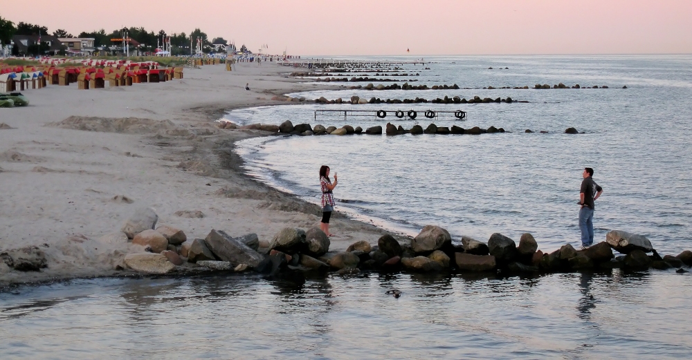 Ein Abend am Strand