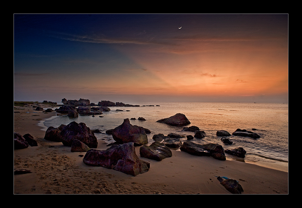 Ein Abend am Strand