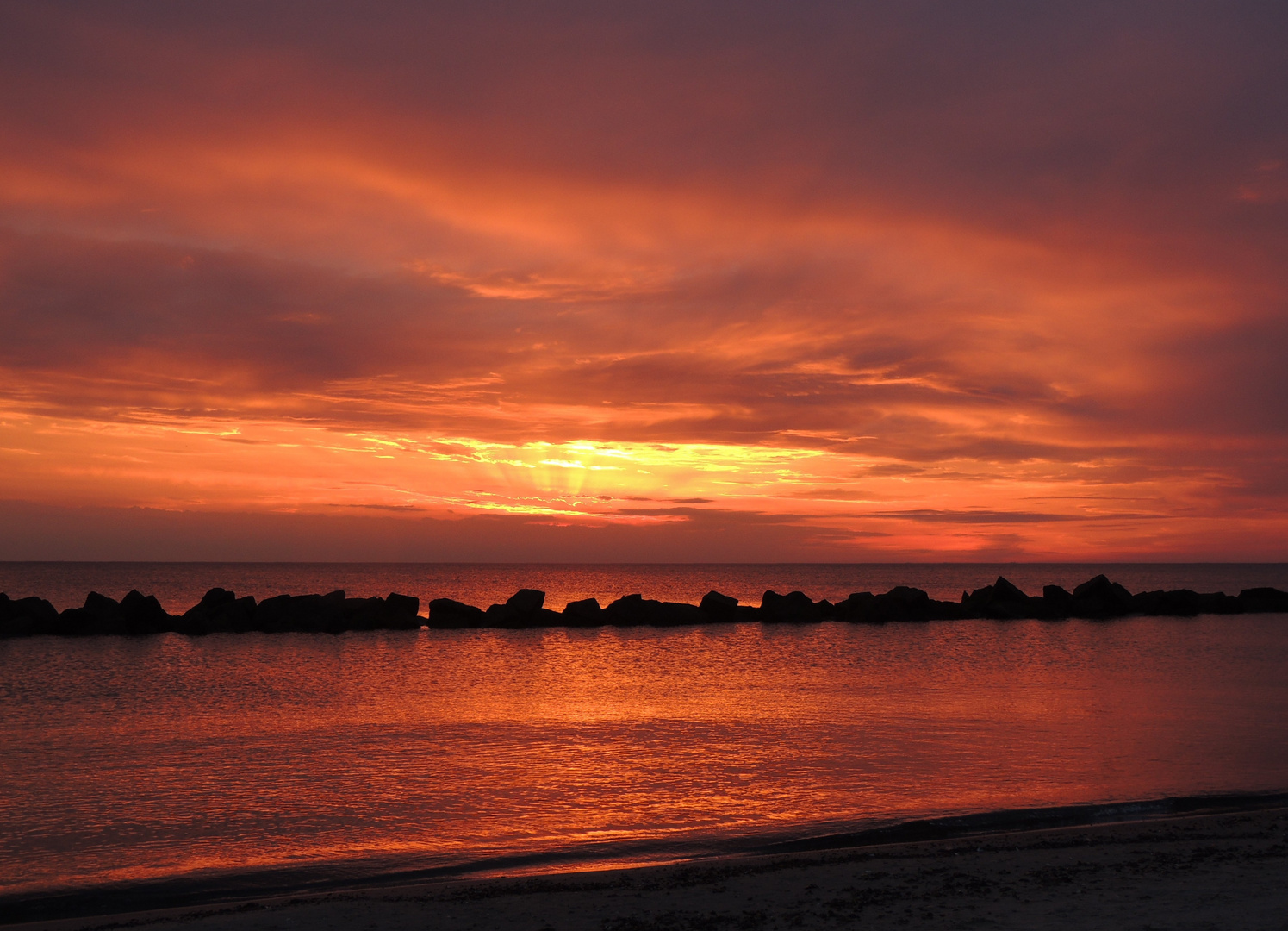 Ein Abend am Strand von Wustrow...