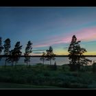 Ein Abend am Vänern (Schweden).