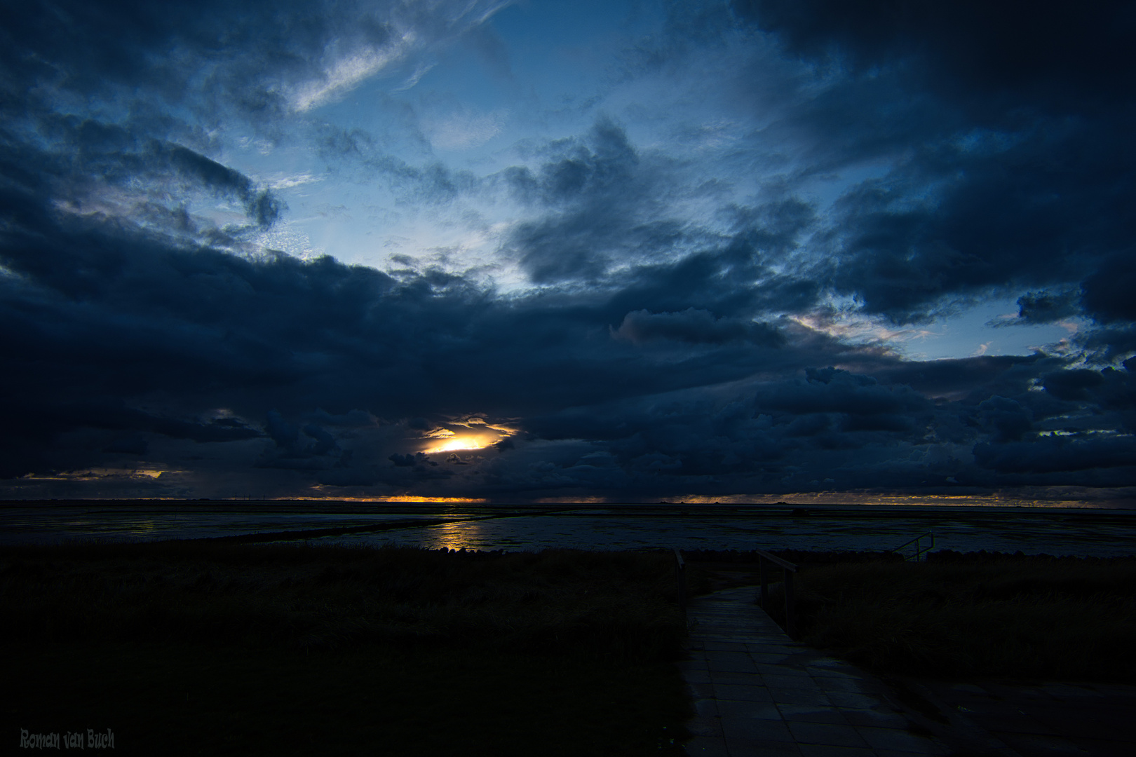 Ein Abend an der Nordsee 