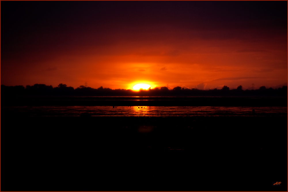 Ein Abend an der Nordsee.