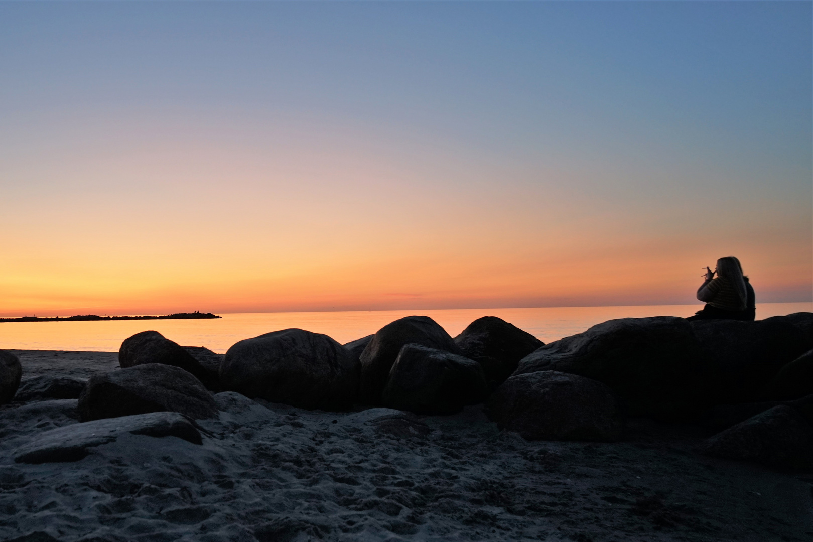 ein Abend an der See